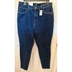 NWT Lee High Rise Skinny Jeans With That Women's Size 33